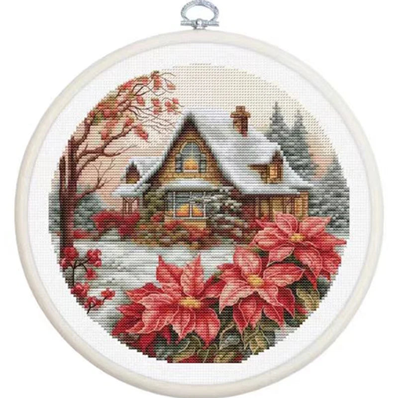 Zestaw Haftu Krzyżykowego XIUSPRING 18CT – Motyw Kreskówkowy | Bawełna 100%, Płótno 25×25 cm | Dekoracja DIY