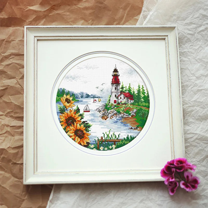 Zestaw Haftu Krzyżykowego XIUSPRING 18CT – Motyw Kreskówkowy | Bawełna 100%, Płótno 25×25 cm | Dekoracja DIY