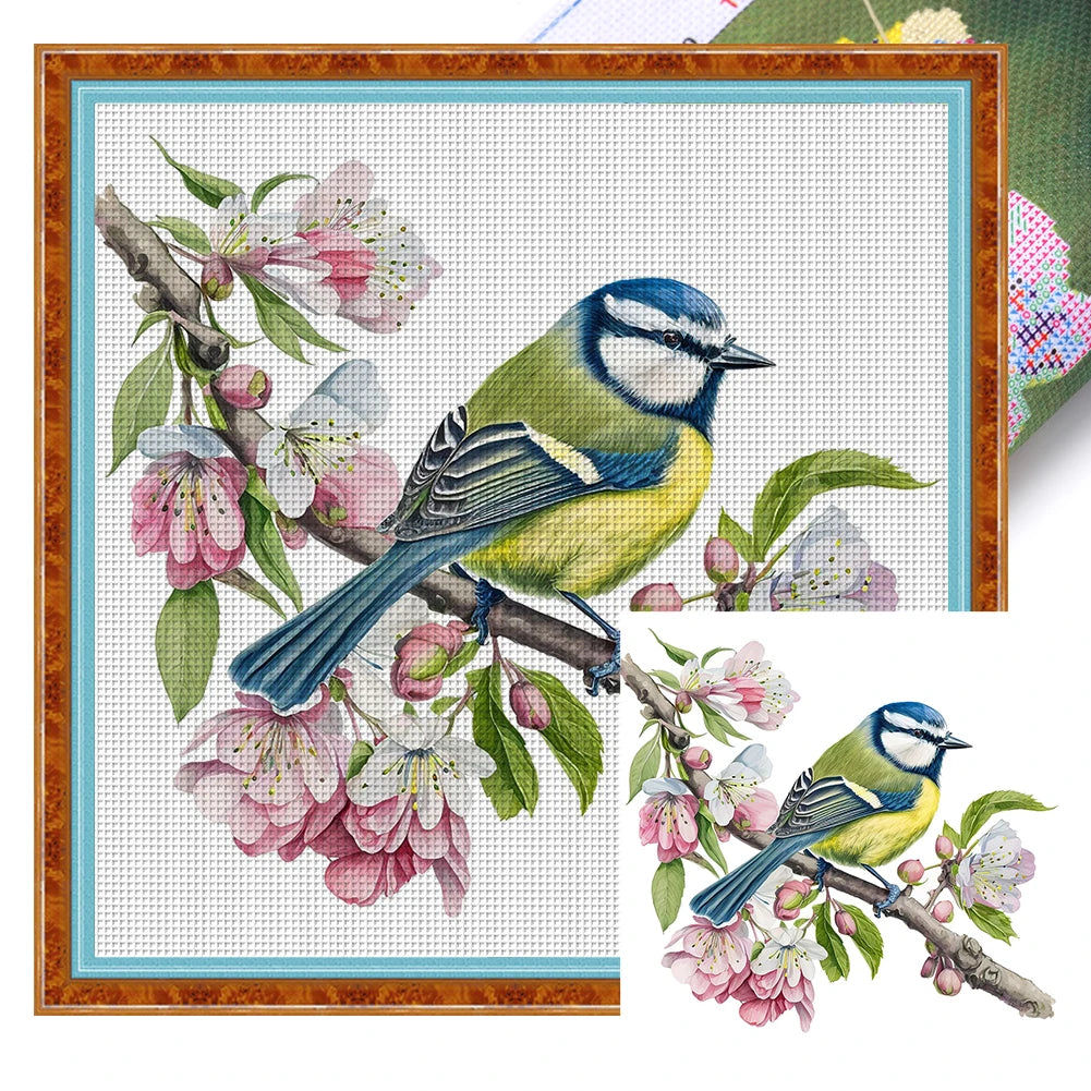 Zestaw Haftu Krzyżykowego ze Zwierzętami – Płótno 18CT + Bawełniane Nici | Ekologiczny Zestaw DIY 20×20 cm