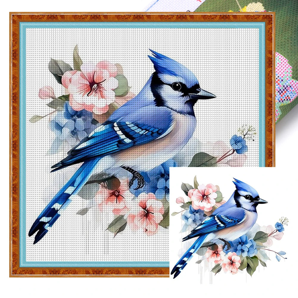 Zestaw Haftu Krzyżykowego ze Zwierzętami – Płótno 18CT + Bawełniane Nici | Ekologiczny Zestaw DIY 20×20 cm
