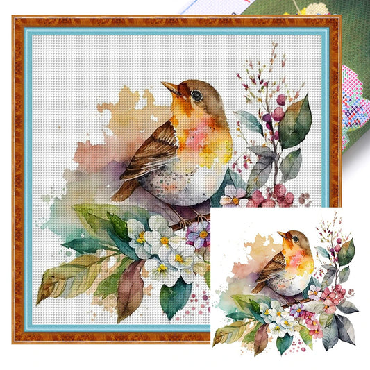 Zestaw Haftu Krzyżykowego ze Zwierzętami – Płótno 18CT + Bawełniane Nici | Ekologiczny Zestaw DIY 20×20 cm